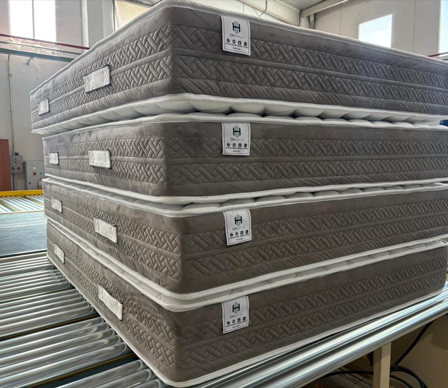 Colchones Poseidon en fabrica CHESTIA fabricados en Espana