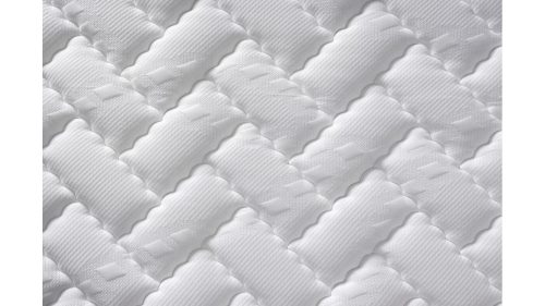 Detalle del tejido superior acolchado blanco del Colchón POSEIDÓN CHESTIA